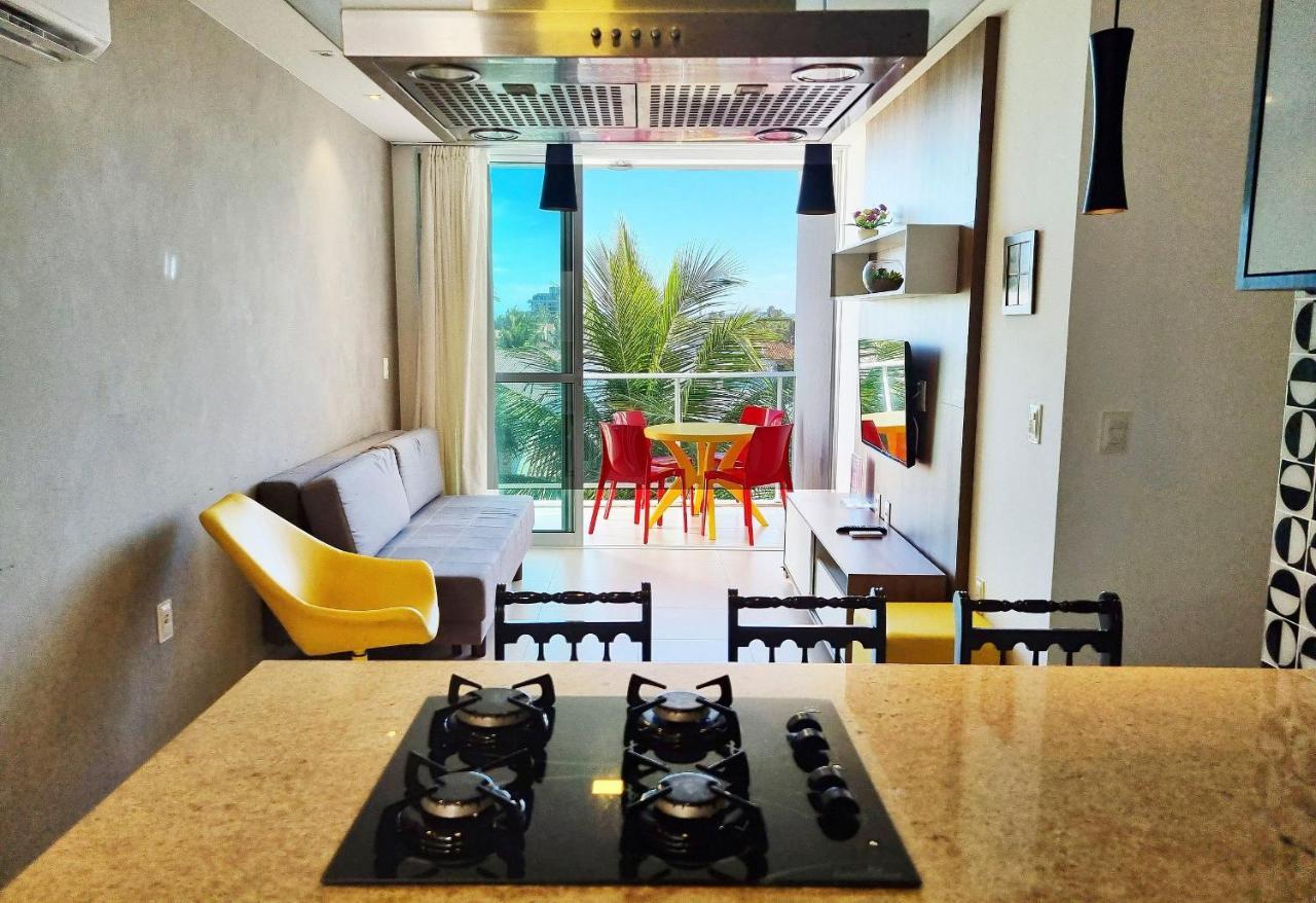 Apartamento Charmoso à Beira Mar Barra de São Miguel Exterior foto